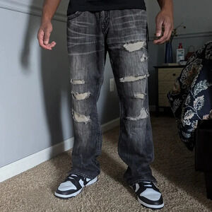 True Religion Ricky Big T Flap Straight Jeans